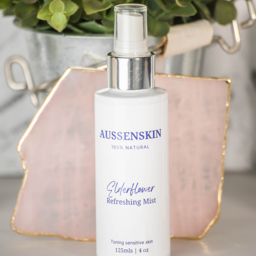 Elderflower Toning Mist for Sensitive Skin + bonus sustainable, eco-friendly reusable makeup removers.