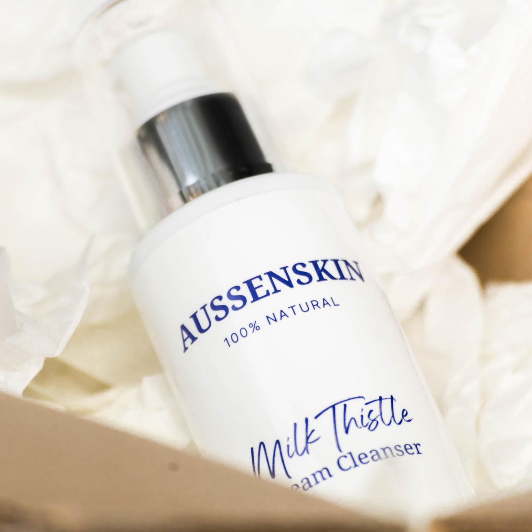 Milk Thistle Cream Cleanser for Sensitive Skin + Bonus Reusable Makeup Wipes.