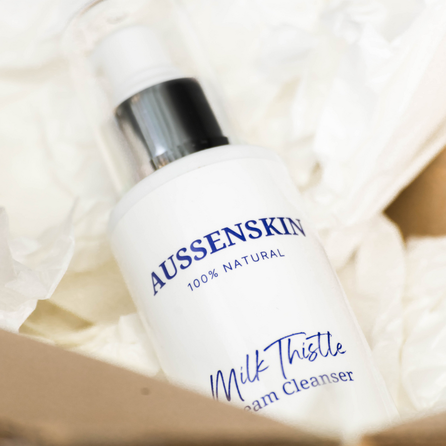 Milk Thistle Cream Cleanser for Sensitive Skin + Bonus Reusable Makeup Wipes.