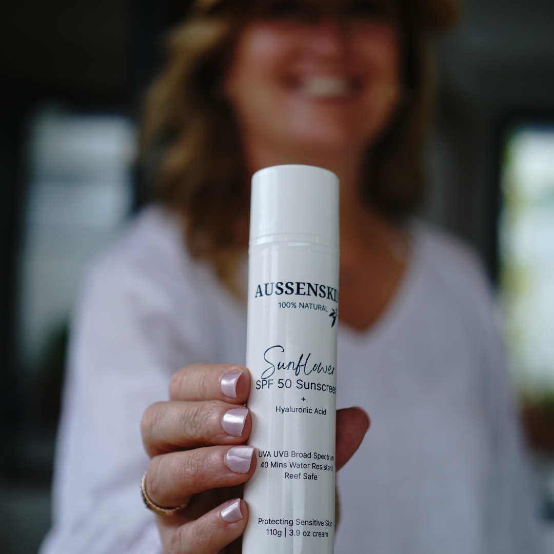 Sunflower SPF50 Organic Sunscreen with Moisturising Hyaluronic Hydration