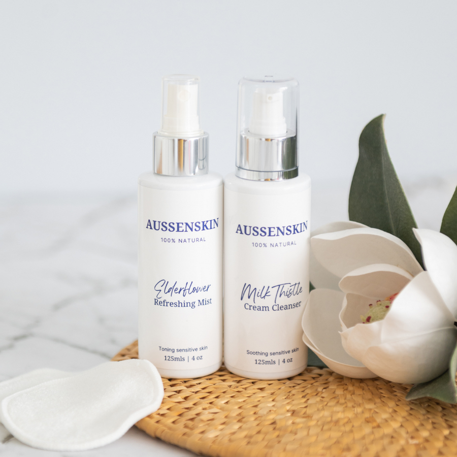 Aussenskin-safe-skincare-for-sensitive-skin-toning-mist-soothing-cleanser-free-shipping-bonus-gift-reusable-makeup-wipe